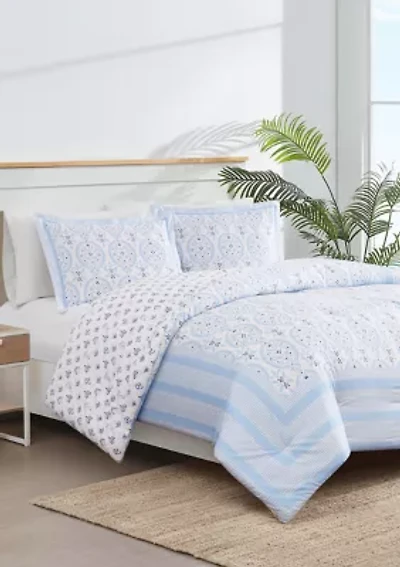 Loo Blue Comforter Set
