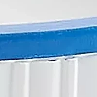 Blue Trim Soap Dish