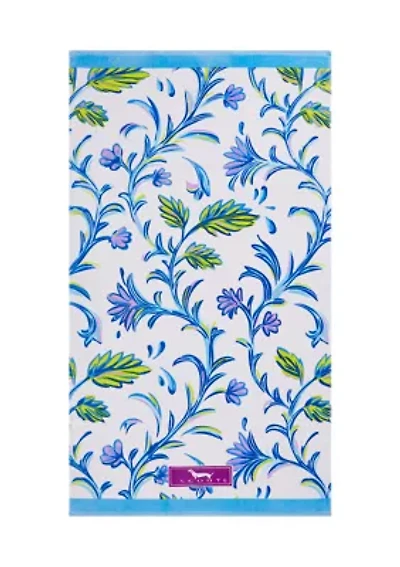 Floral Faucet Beach/Pool Towel