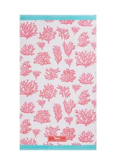 Floral Reef Beach/Pool Towel