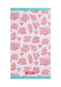 Floral Reef Beach/Pool Towel