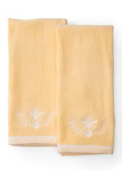 2-Piece Honeybees Hand Towel Set