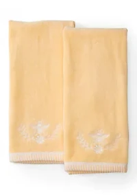 2-Piece Honeybees Hand Towel Set