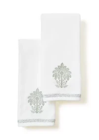Tree Ogee Hand Towel Set - of 2