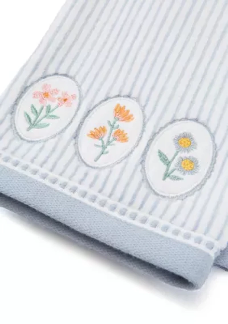 Set of 2 Floral Frames Hand Towel Set