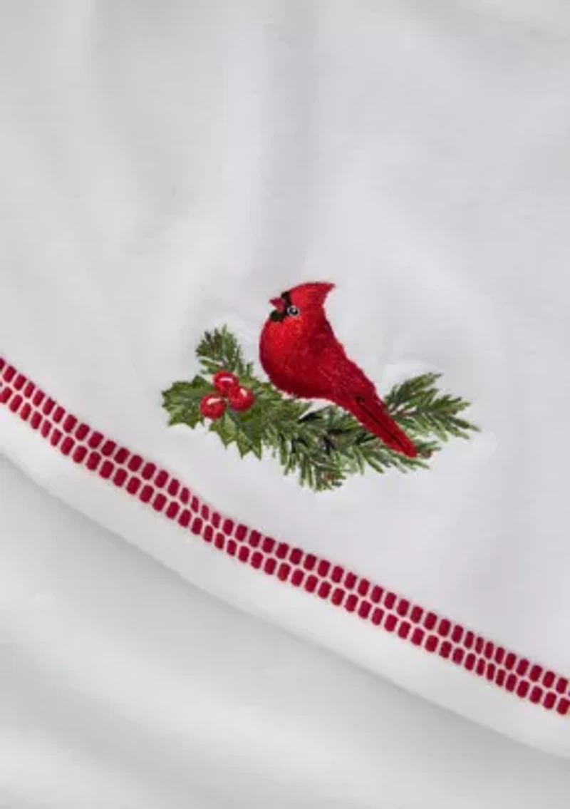 Set of 2 Holiday Winter Cardinal Hand Towels