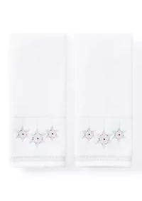 Holiday Snowflake Hand Towel Set