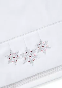 Holiday Snowflake Hand Towel Set