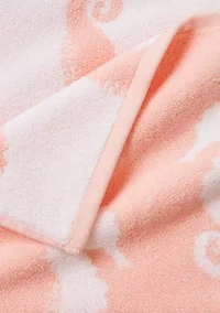 Seahorse Sherbert Bath Towel Collection