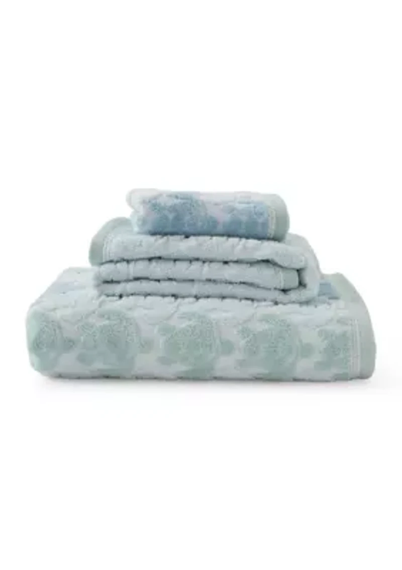 Turtle Tile Bath Towel Collection
