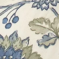 Blue Painted Jacobean Comforter