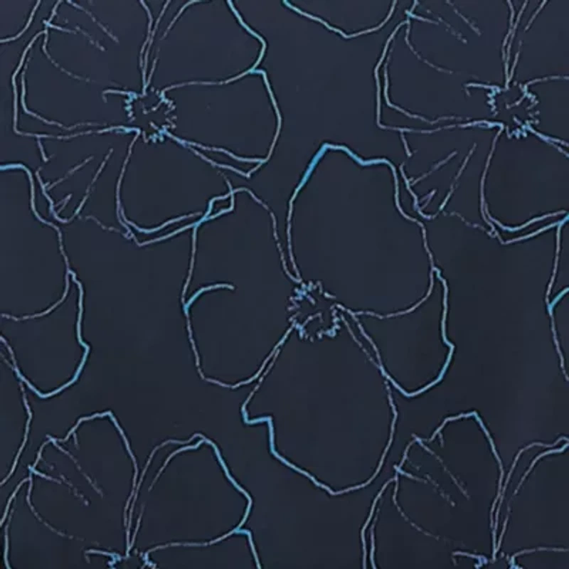 Indigo Floral Comforter