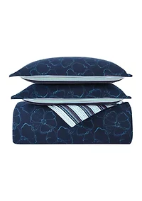 Indigo Floral Comforter