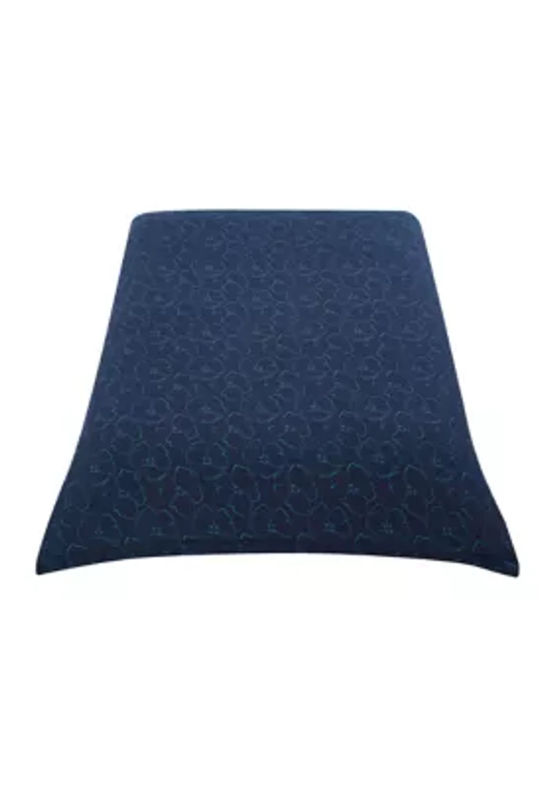 Indigo Floral Comforter