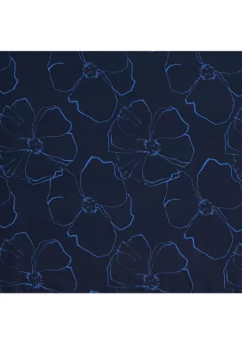 Indigo Floral Comforter