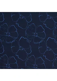 Indigo Floral Comforter