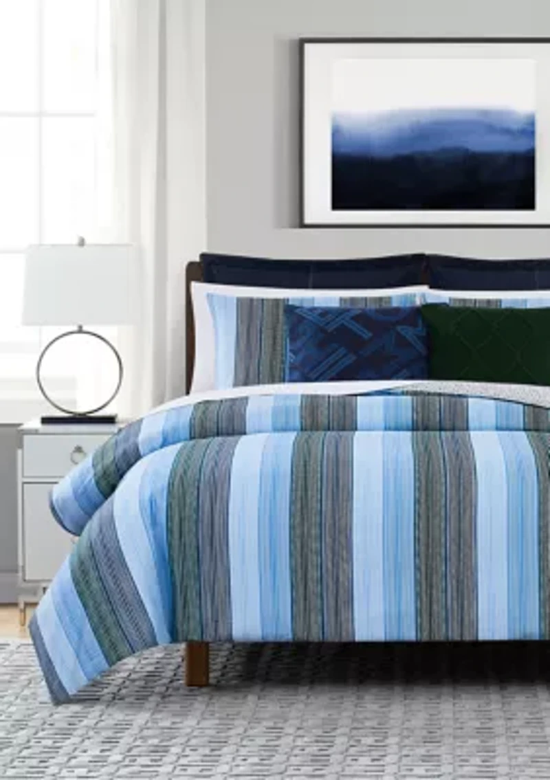 Explorer Stripe Comforter Set