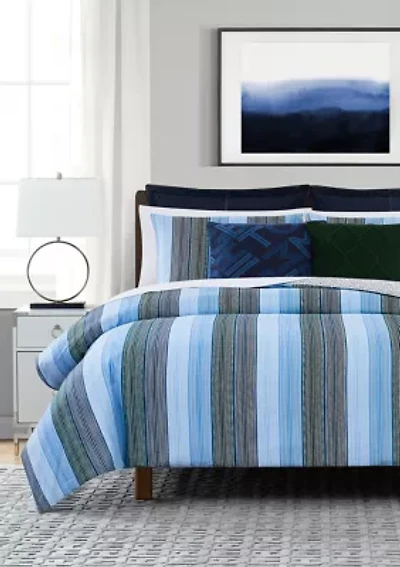 Explorer Stripe Comforter Set