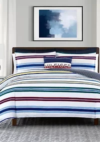 Multi Stripe Comforter Set