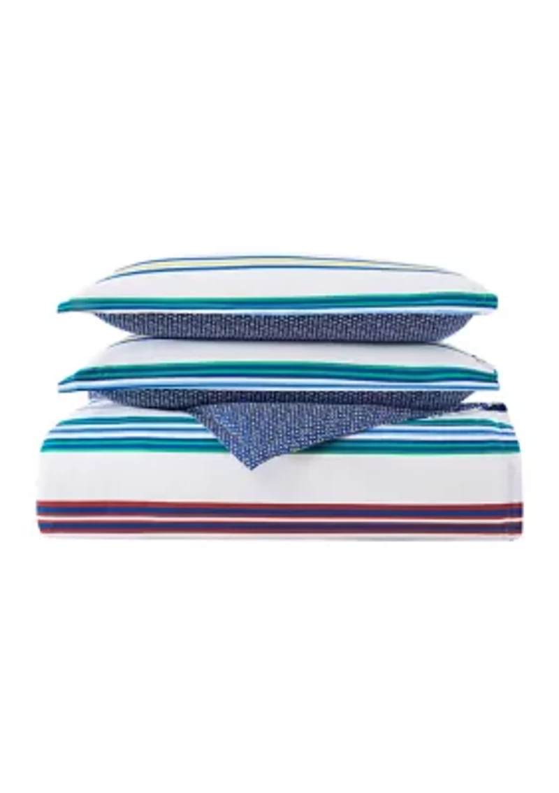 Multi Stripe Comforter Set