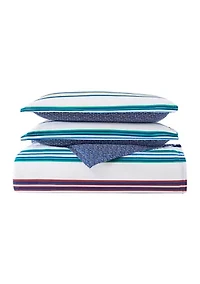 Multi Stripe Comforter Set