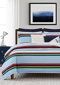Ribbon Stripe Comforter Set