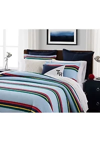 Ribbon Stripe Comforter Set