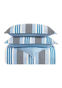 Shirting Stripe Comforter Set