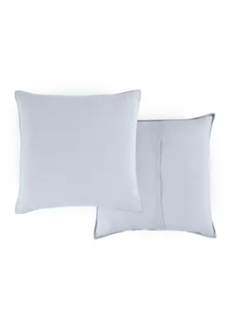 Tideline Gray Euro Shams