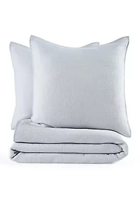 Tideline Gray Euro Shams