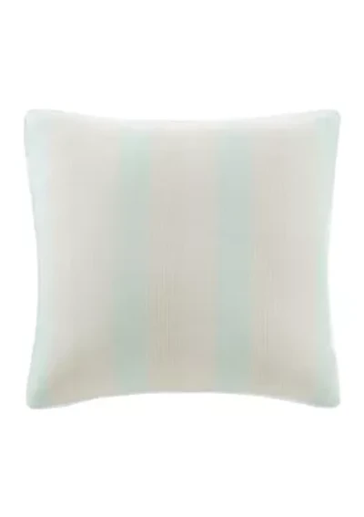  Batten Square Seafoam Decorative Pillow