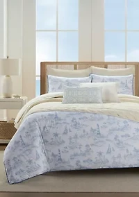 Trellis Square Chambray Decorative Pillow
