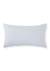 Pleated Cotton Percale Waves Decorative Pillow