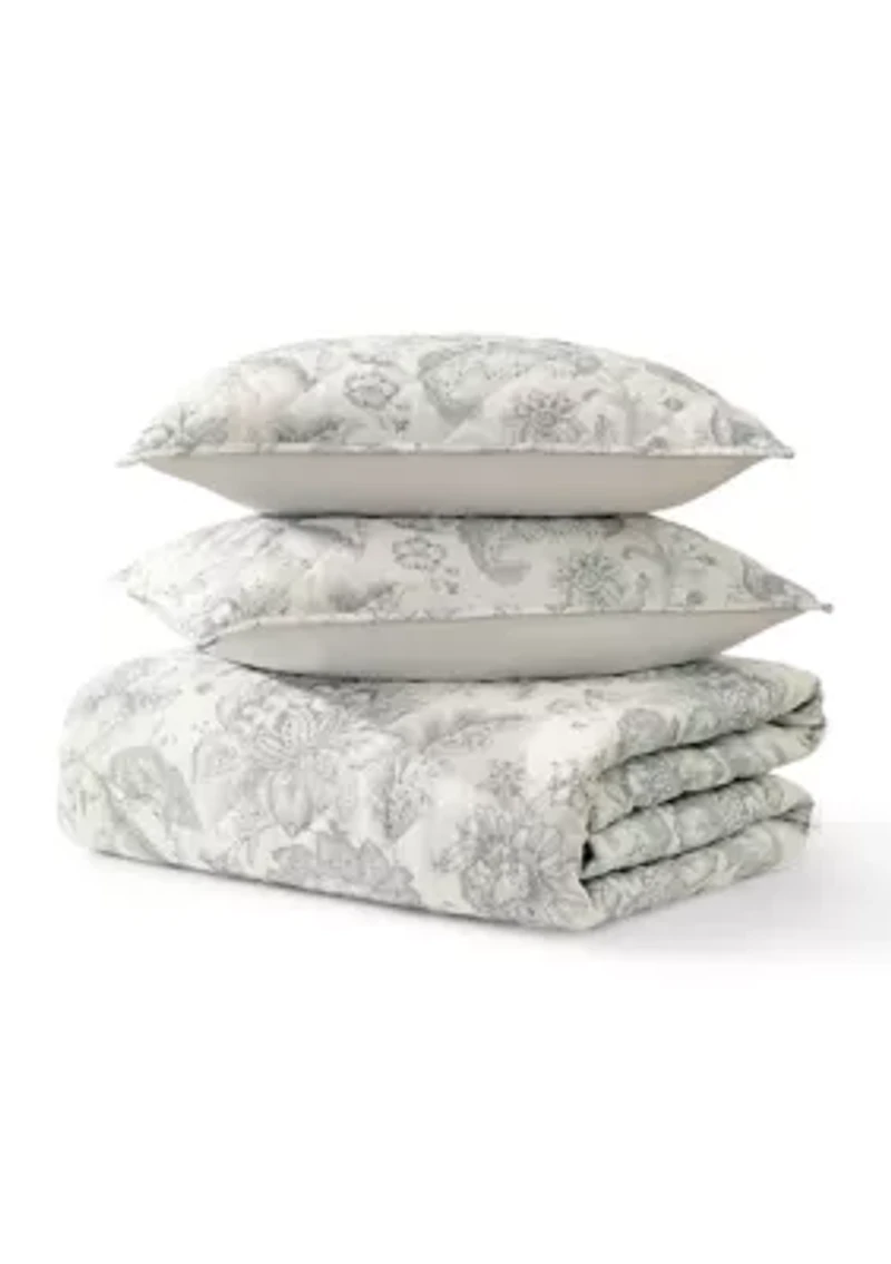 Florence 3 Piece Quilt Set