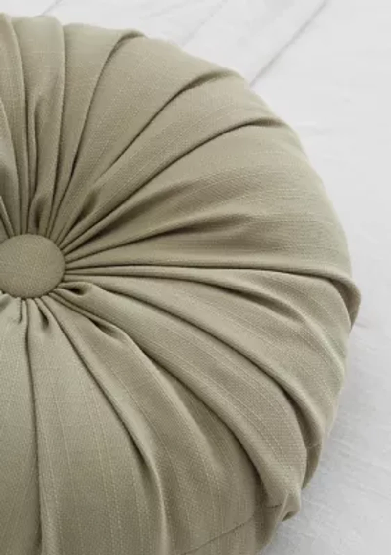 Raphael Tufted Round Decorative Throw Pillow