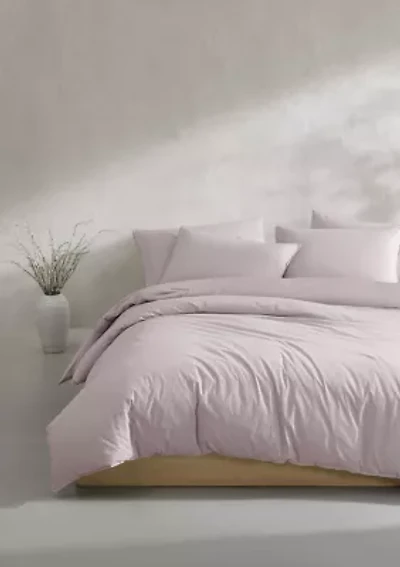 Washed Percale Comforter Set