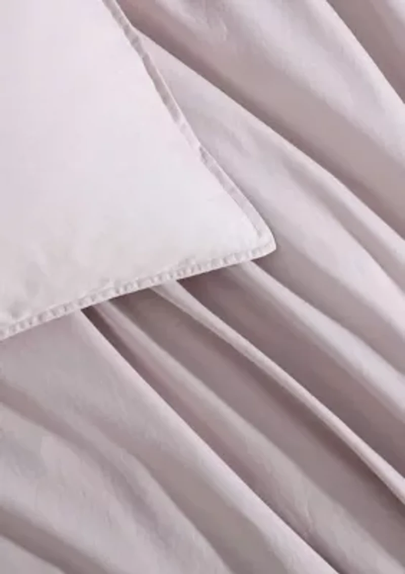 Washed Percale Comforter Set