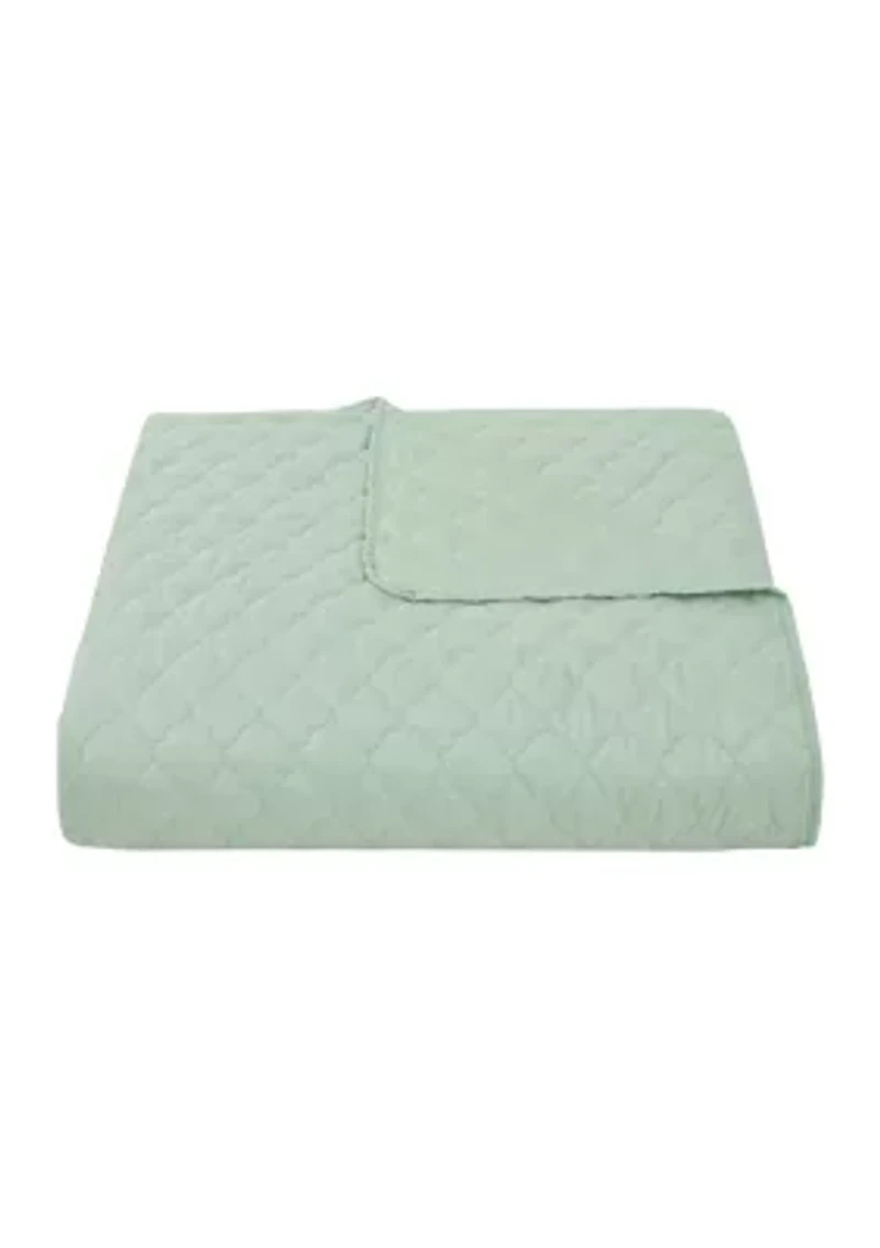 Sacramento Green 5 Piece Comforter Quilt Set