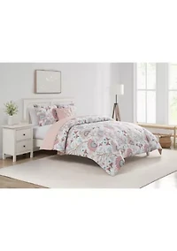 Apollo Rose 5 Piece Comforter Quilt Set