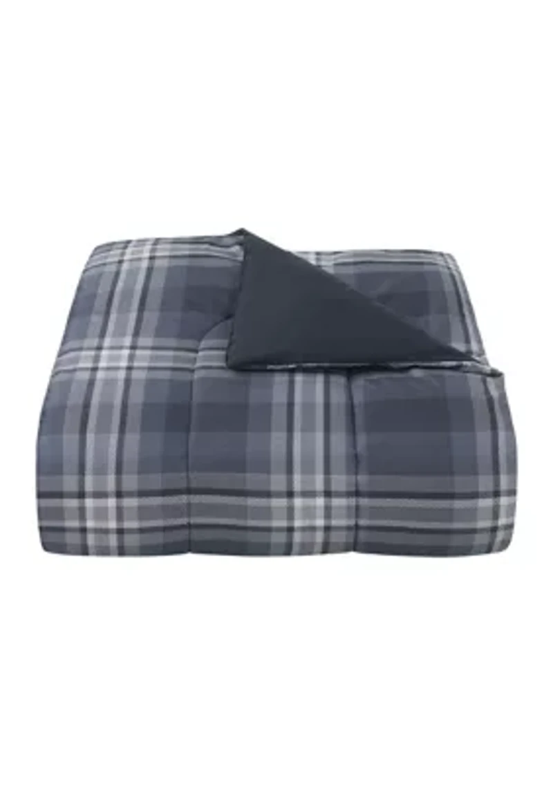 Ricardo Blue 5 Piece Comforter Quilt Set