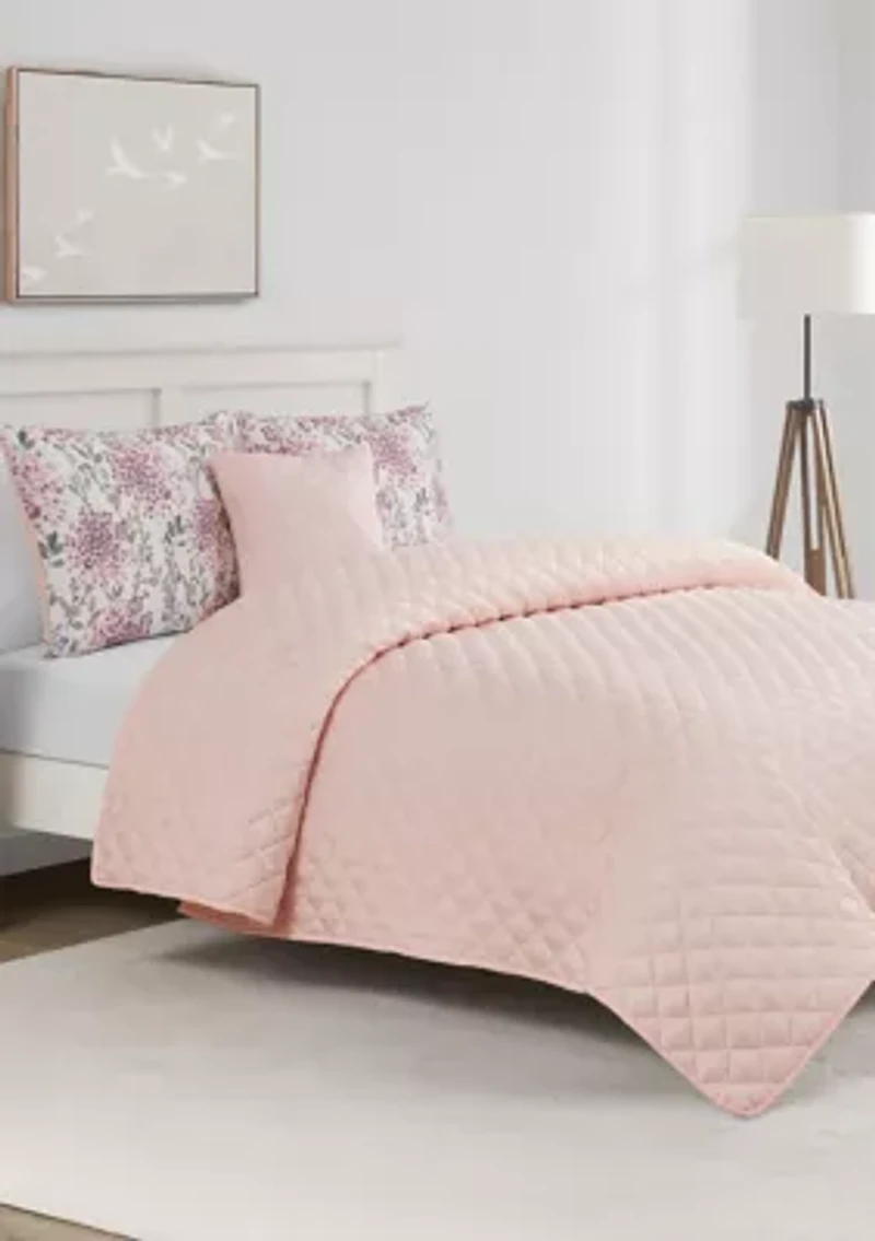 Margo 5 Piece Comforter and Quilt Set