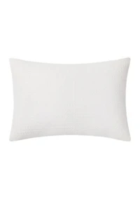 Waffle Ave 5 Piece White Comforter Set