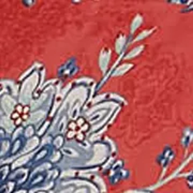 Zinnia Blue 5-Piece Comforter and Quilt Set