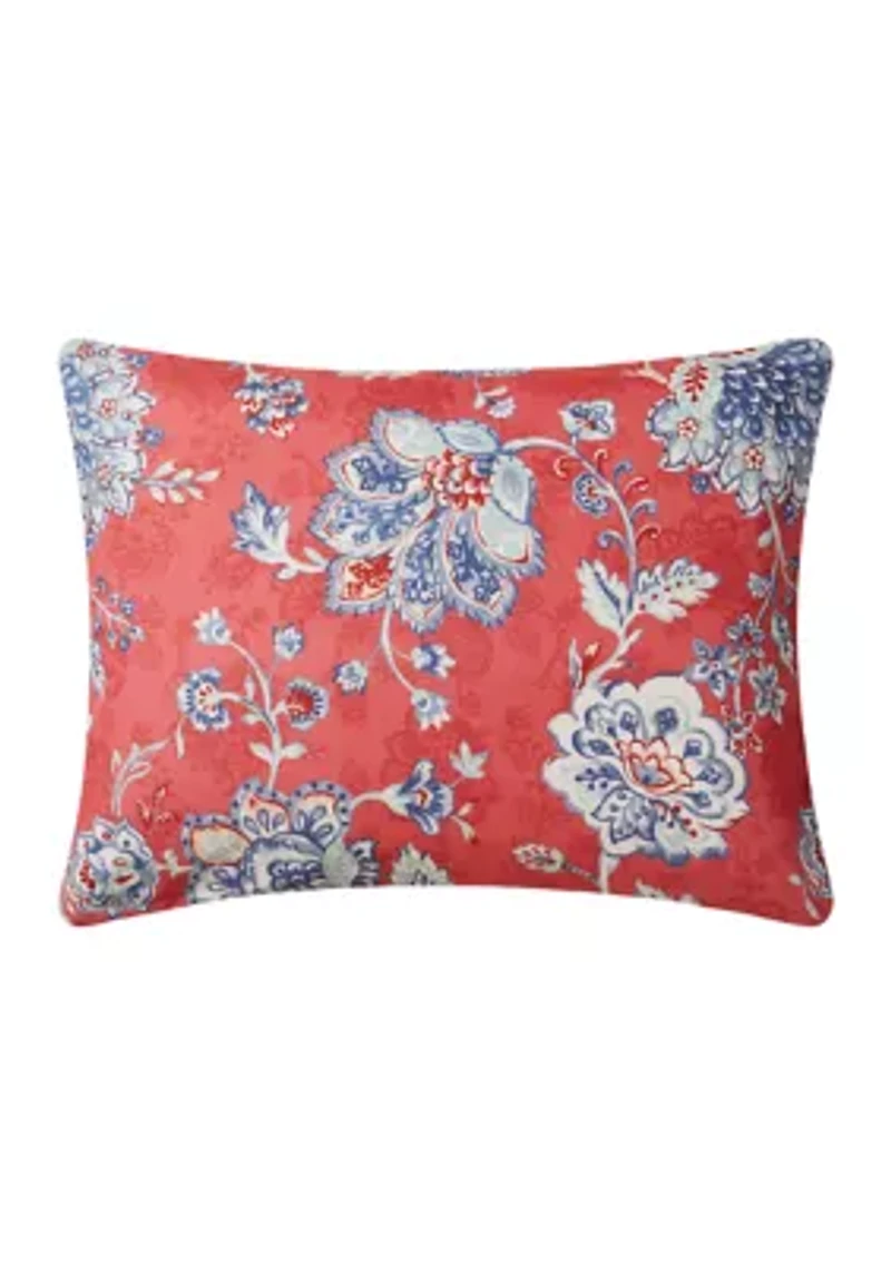 Zinnia Blue 5-Piece Comforter and Quilt Set