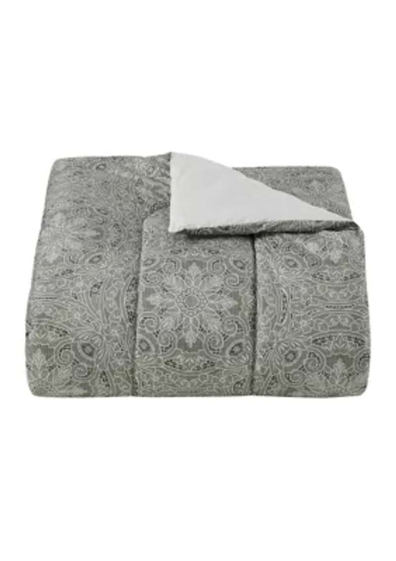 Holiday Lace Comforter & Quilt 5-Piece Bed Set