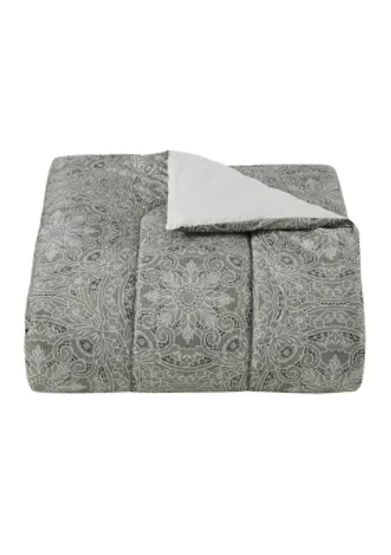 Holiday Lace Comforter & Quilt 5-Piece Bed Set