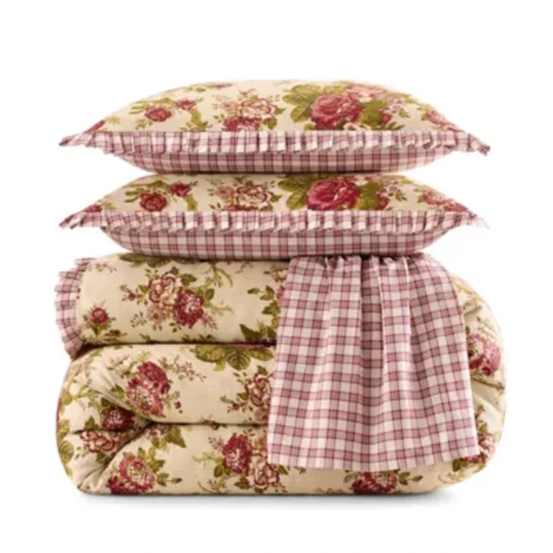 Norfolk 4-Piece 100% Cotton Comforter Set