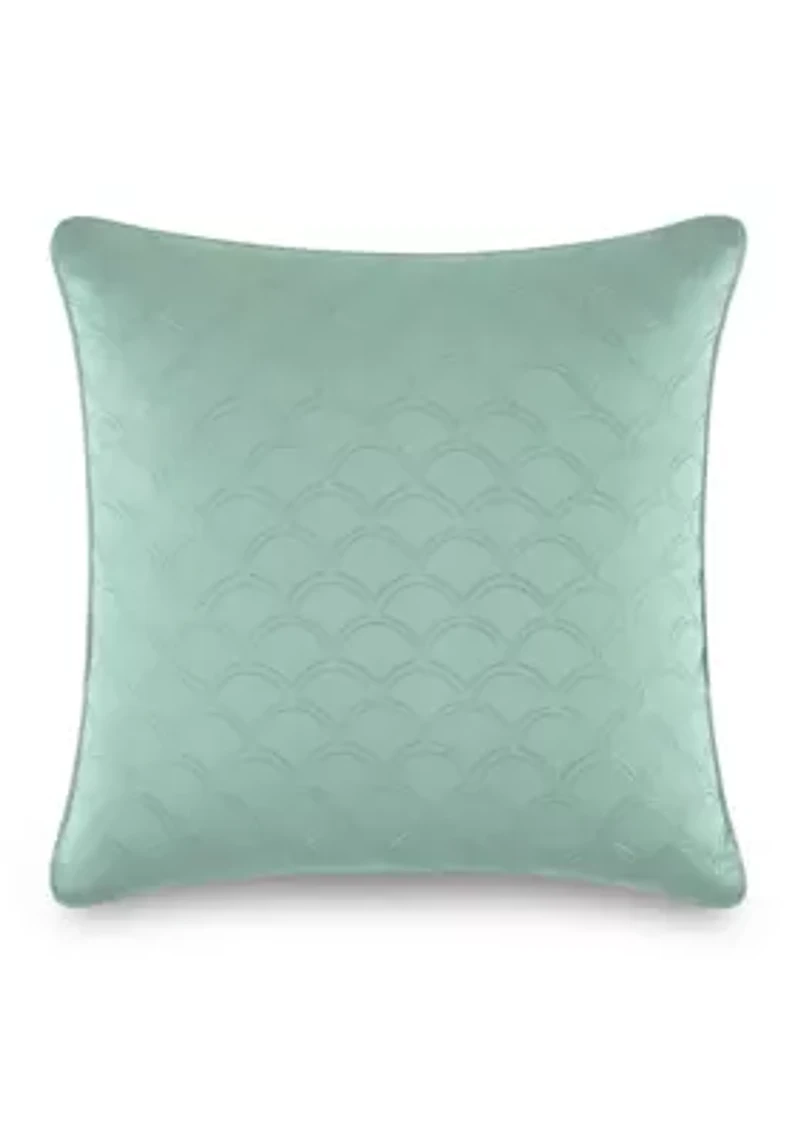 Sri Lankan Teal Decorative Pillow