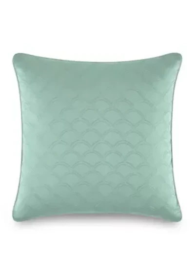 Sri Lankan Teal Decorative Pillow