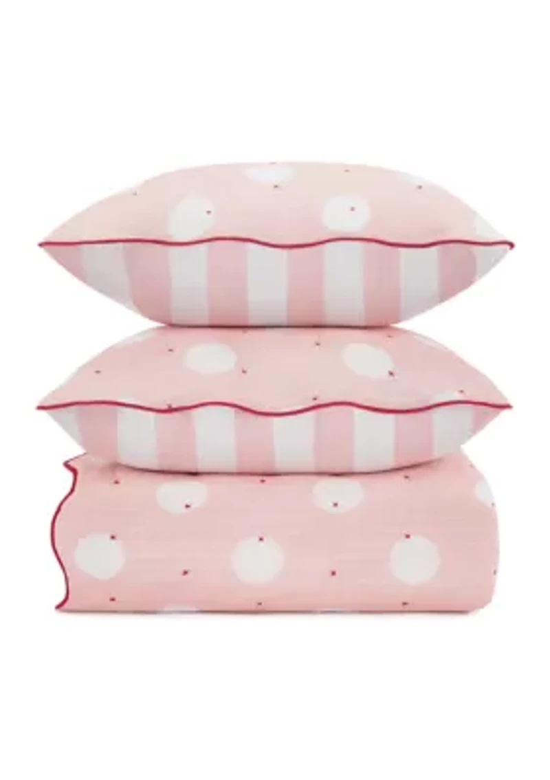 Stripe Dot Quilt Set